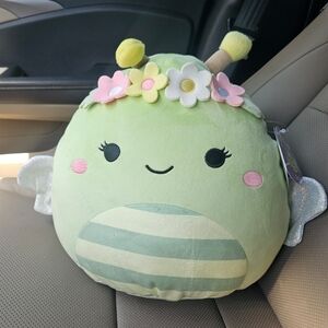 RARE Squishmallow Sybil The Flower Crown Bumble Bee 14 inch EASTER 2025 Plush
